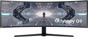 Samsung Odyssey G9 49 inch 5120x1440p QLED Monitor C49G95TSSR 240hz