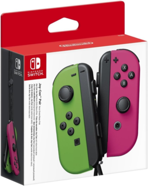 Nintendo Switch Joy-Con (Left & Right, Wireless) - Neon Pink/Neon Green