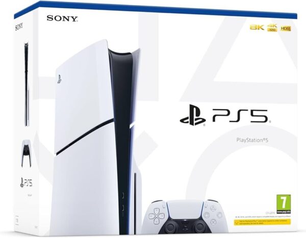 SONY PlayStation 5 Slim Disc Edition 1TB White Game Console - PS5